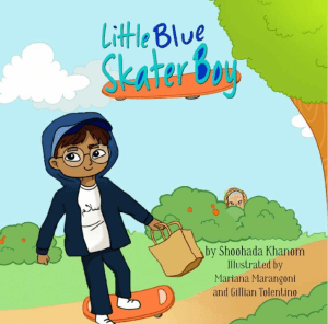 Little Blue Skater Boy